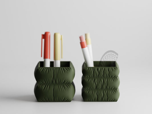 Printed Pen Holder – Minimalist Desk Organizer Eco-Friendly PLA