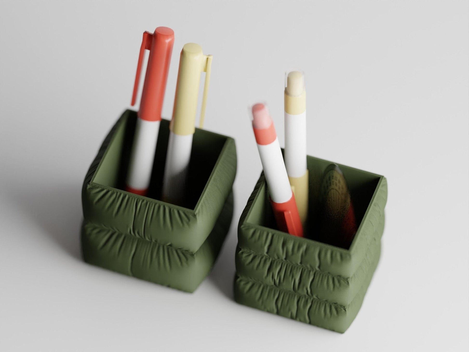 Printed Pen Holder – Minimalist Desk Organizer Eco-Friendly PLA