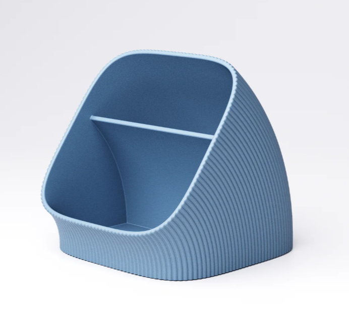 Small Simple Desk Organizer – Two-Section Design | Made from Sustainable PLA