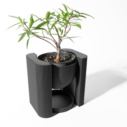 The Avor Planter Pot stand with tray