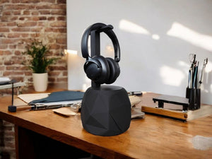 TheRock – A Headphone Stand that's Low - Poly, High - Style, and Built Like a Tank - SinisterStyle
