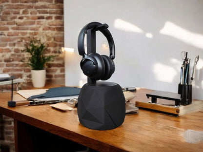 TheRock – A Headphone Stand that’s Low-Poly High-Style and Built Like a Tank