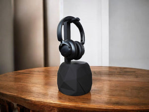 TheRock – A Headphone Stand that's Low - Poly, High - Style, and Built Like a Tank - SinisterStyle