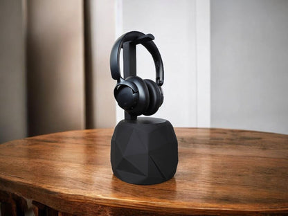 TheRock – A Headphone Stand that’s Low-Poly High-Style and Built Like a Tank