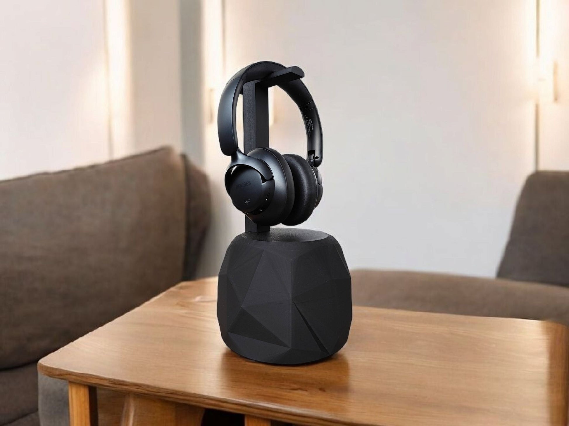 TheRock – A Headphone Stand that’s Low-Poly High-Style and Built Like a Tank