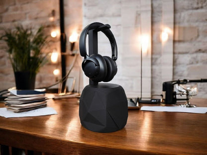 TheRock – A Headphone Stand that’s Low-Poly High-Style and Built Like a Tank