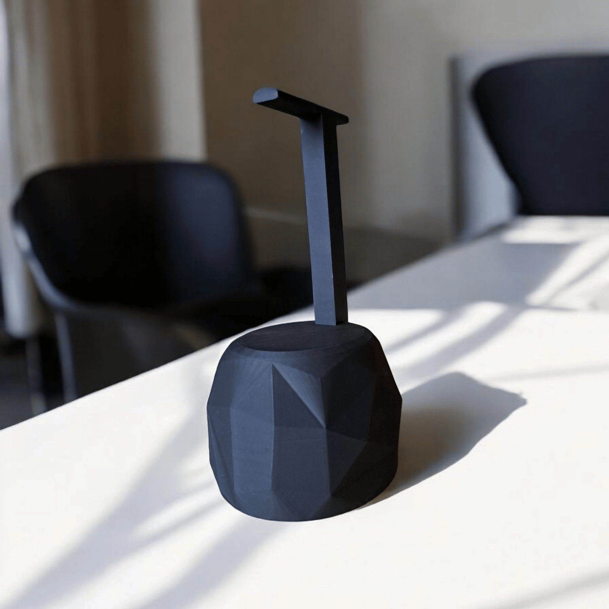 TheRock – A Headphone Stand that’s Low-Poly High-Style and Built Like a Tank