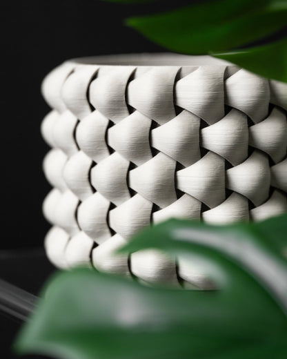 Tri-Weave Planter Pot inc tray – Unique Biodegradable and Perfect for Any Space