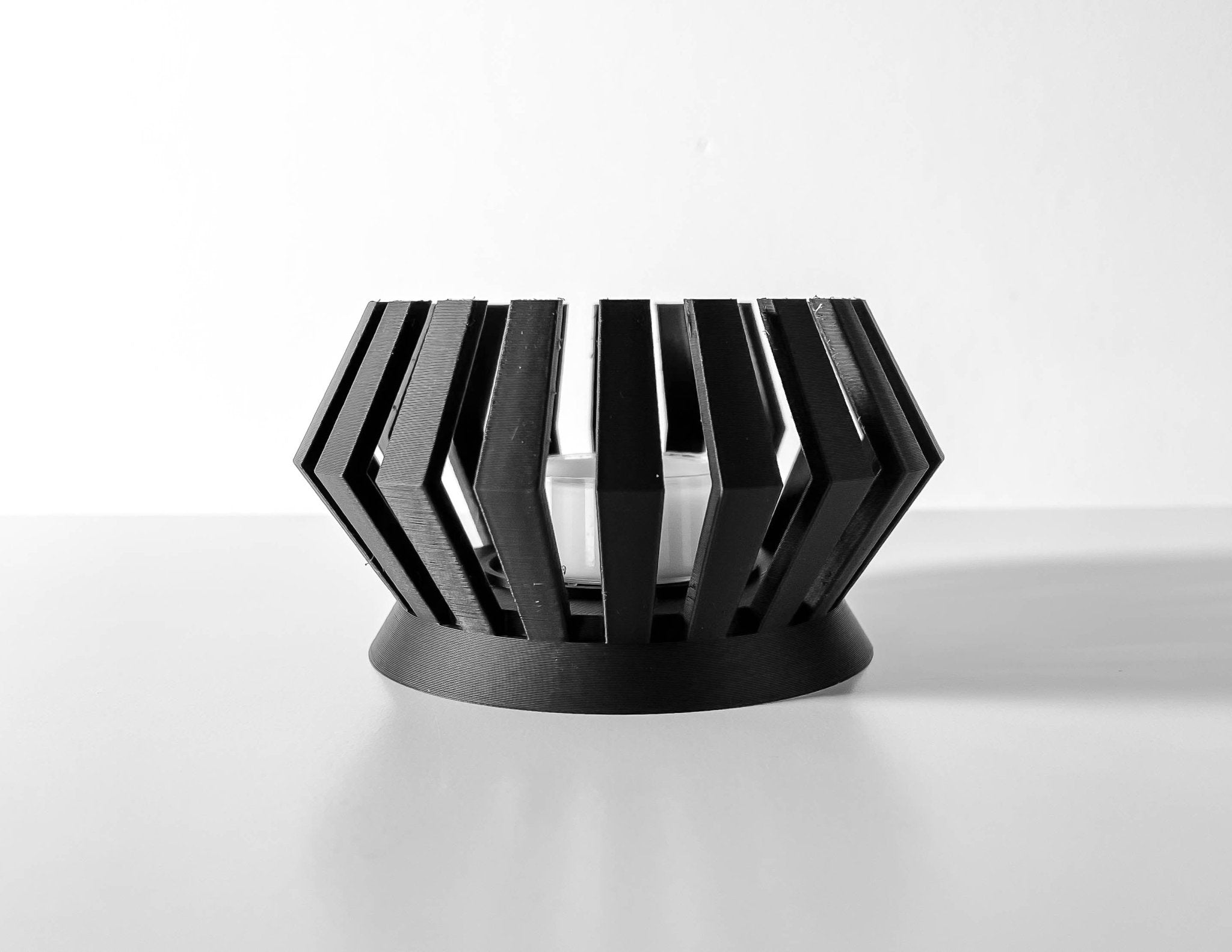 Unilo Candle Holder with LED Candle – Eco - Friendly Elegance - SinisterStyle
