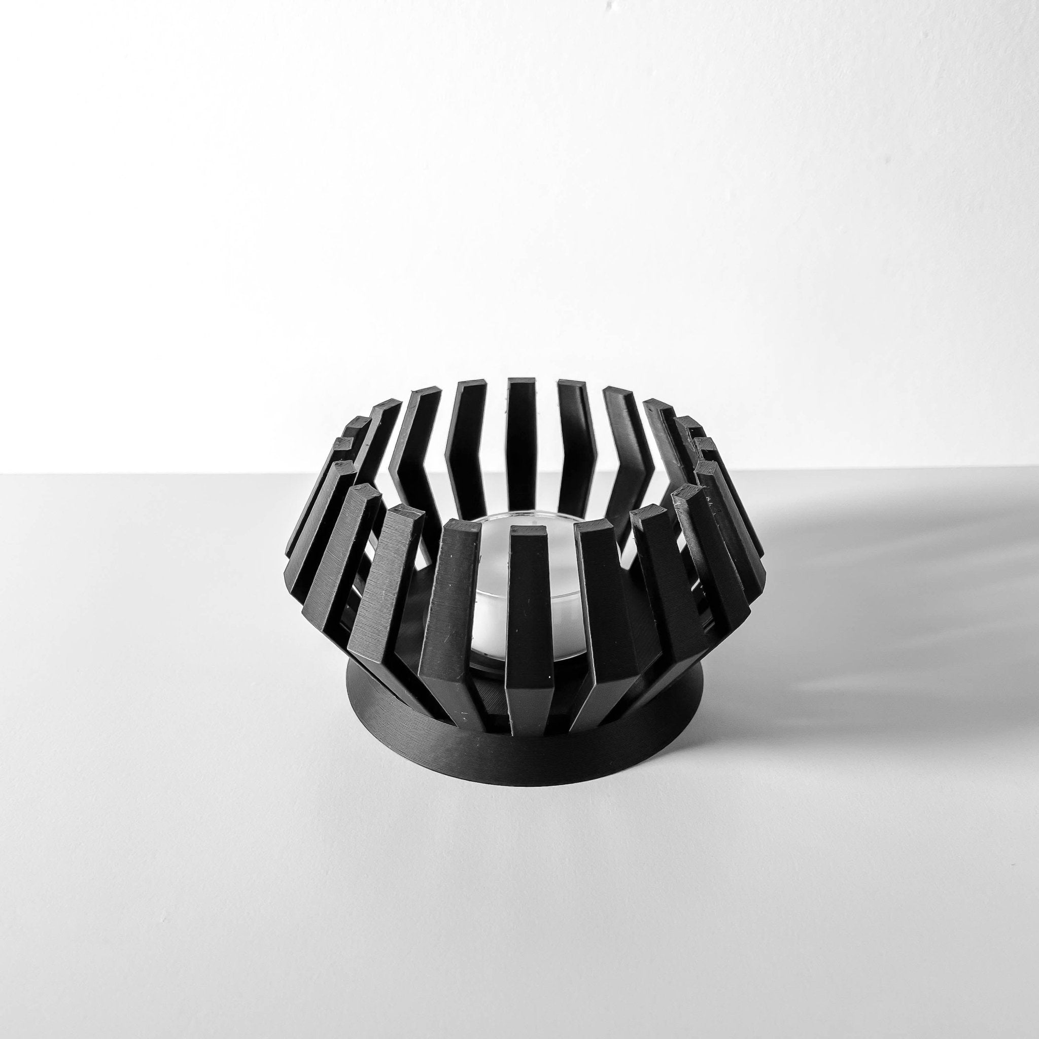 Unilo Candle Holder with LED Candle – Eco - Friendly Elegance - SinisterStyle