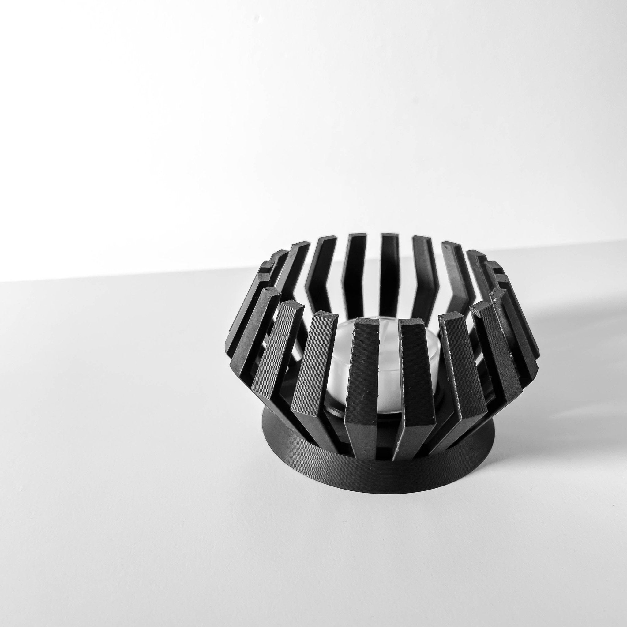 Unilo Candle Holder with LED Candle – Eco - Friendly Elegance - SinisterStyle