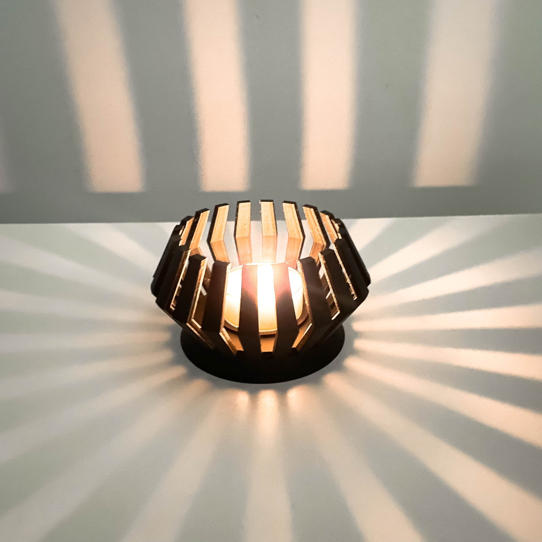 Unilo Candle Holder with LED Candle – Eco - Friendly Elegance - SinisterStyle