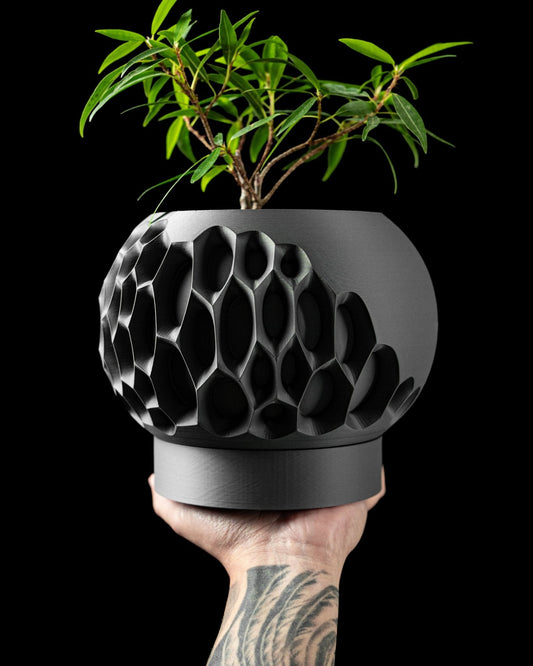 Virus Planter Pot inc tray– Unique Biodegradable and Perfect for Any Space