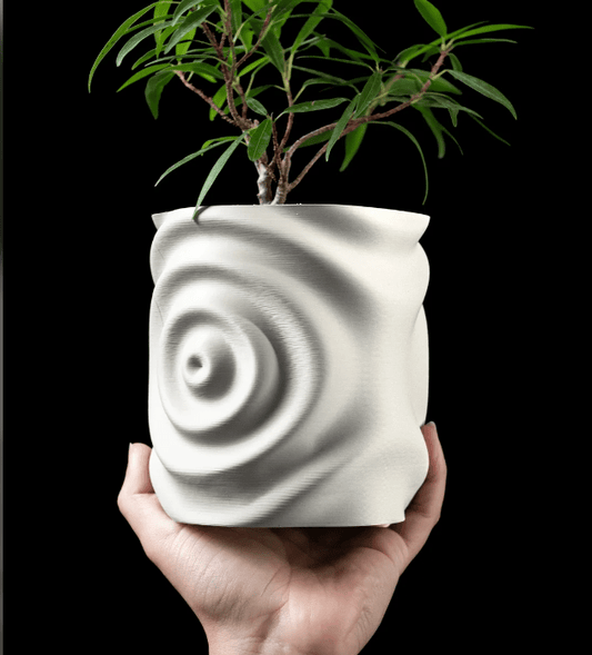Water Drop 3D-Printed Planter – A Modern Touch for Your Greenery